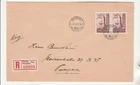 Finland 'Registered FDC' Scott B64 (2) "Helsinki 1.XII.44"