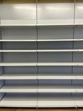 Tegometall Verkaufsregal Wandregal Ladenregal 5 Meter Fachboden Lebensmittel