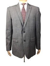 Brooks Brothers Explorer Regent Fit Men's Gray Plaid Blazer Sport Coat Sz 42L