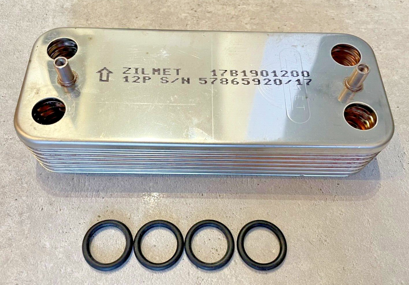 Ideal Europa 224 Europa 2 228 232 Boiler DHW Heat Exchanger & O-rings 173825 New