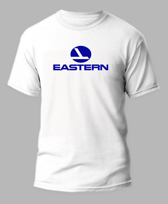 Eastern Airlines Vintage Logo White 50/50 T-Shirt - Sizes S-XL