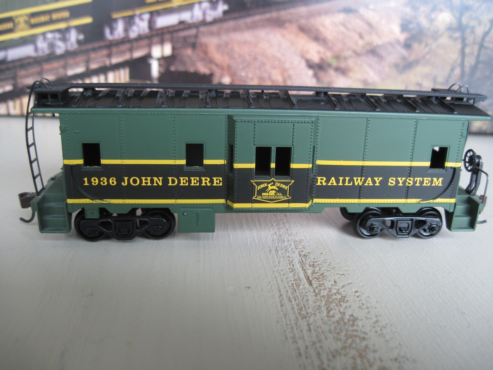John Deere HO Scale Train Set2 Pewter Cast 75th Anniversary Model D Tractors eBay