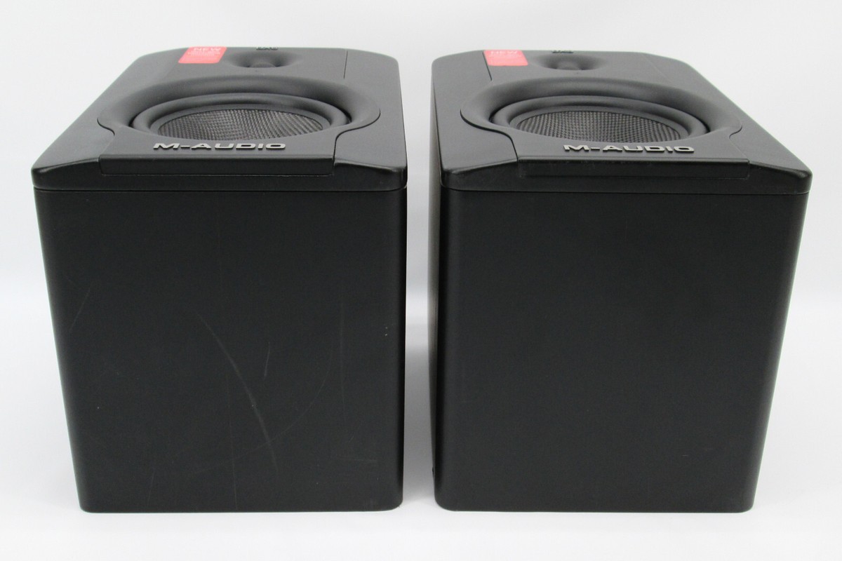 PAIR of M-Audio BX5 D2 70-Watt Bi-Amplified Studio Monitor