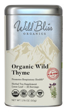 Organic Wild Thyme Tea - Caffeine Free Herbal Tea - Pharmacopoeia Potency