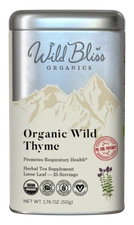Organic Wild Thyme Tea - Caffeine Free Herbal Tea - Pharmacopoeia Potency