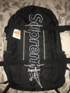 black supreme backpack fw18