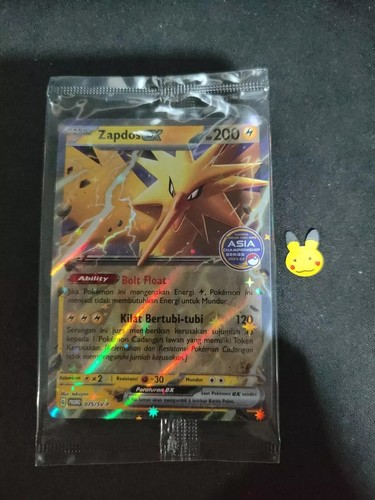 Pokemon Zapdos EX Promo Asia Championship Series 2023-24 075/SV-P TCG Indonesia