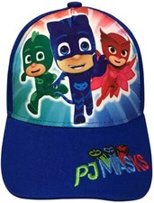NWT Disney Licensed PJ Masks Boys Baseball Cap Hat Age 2-5 Catboy, Gecko Owlette