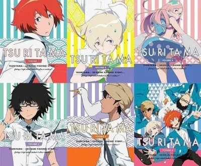 DVD Tsuritama Vol.1-6 Limited Edition Complete Series Japanese