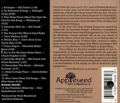 VARIOUS ARTISTS - FRISCO MABEL JOY REVISITED NEW CD