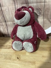 Disney Store Pixar Toy Story 3 Lotso Huggin Bear Plush 12" Stuffed Animal Toy