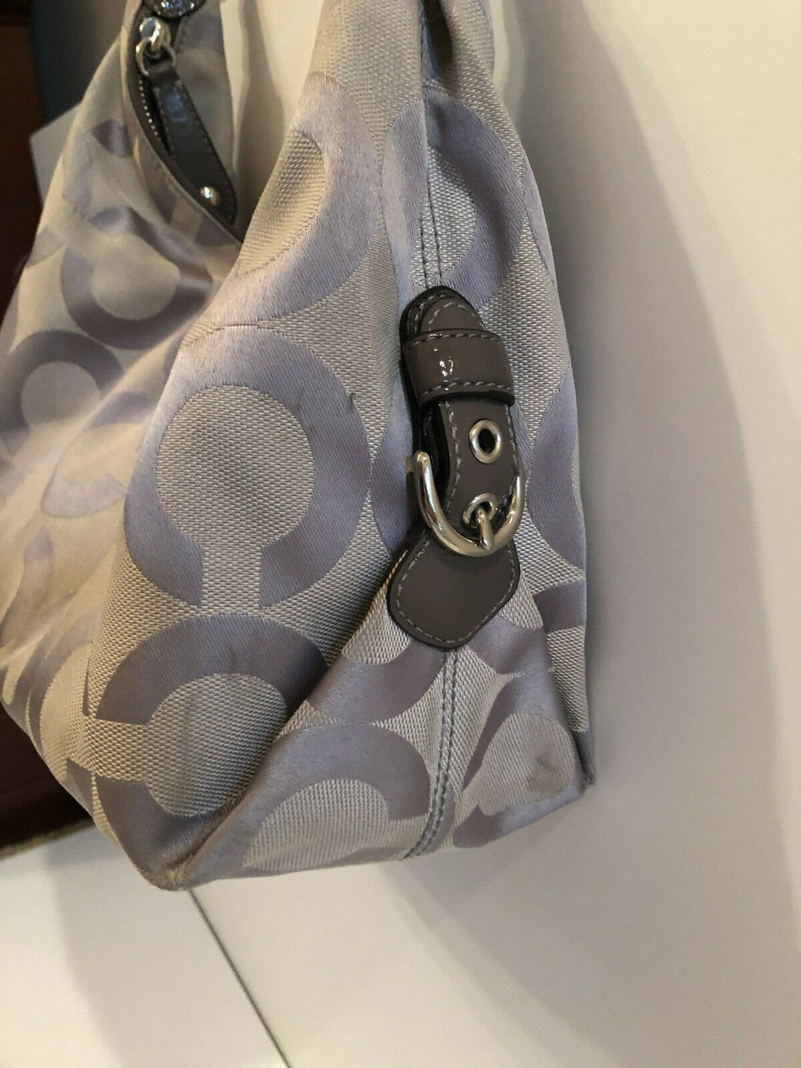 バッグ Coach Op Art 2Way Bag Navy Gray Y2K s-l1200.jpg
