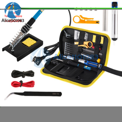 Electric Soldering Iron 220V 110V 60W Welding Tool Adjustable Temperature US/EU