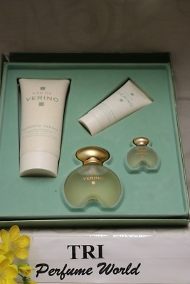 EAU DE VERINO Perfume Roberto Verino Women 4 pcs. set EDT + Lotion + Gel + Mini