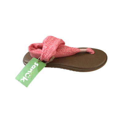 Sanuk Kid's Yoga Sling Burst Print Pink Leopard 1120591Y | eBay