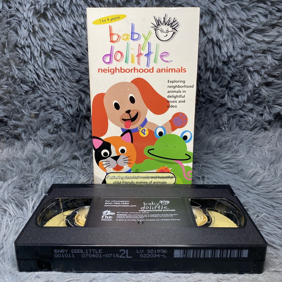 Baby Dolittle Neighborhood Animals VHS 2001 Children's Video