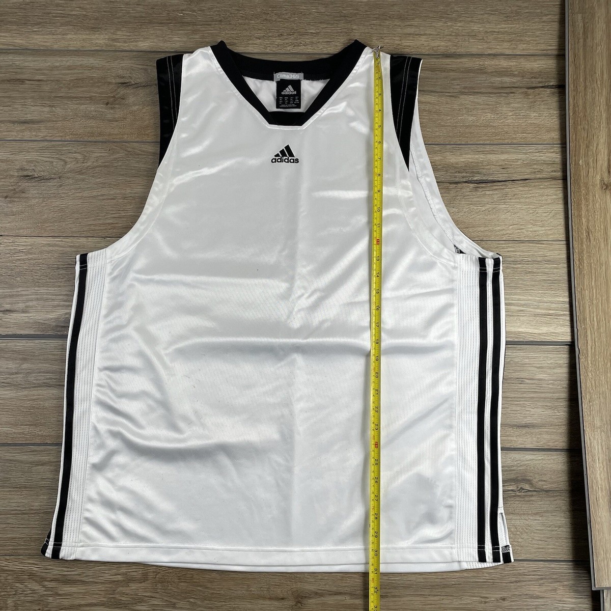 Adidas Original Jersey XL Mens White Clima365 Climacool Athletic