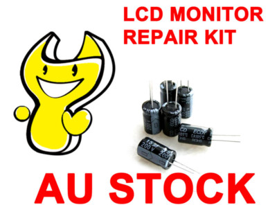 LCD Monitor Capacitor Repair Kit for BenQ FP91G+ with free solder soldering
