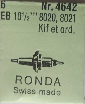 New [ 1X = 1 Staff ] EB 8020 8021 Kif ord. Ronda 4642 Eje Volante Balance Staff