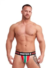 MISTER B  JOCKSTRAP MENS URBAN MESH FRONTED JOCK STRAP UNDERWEAR