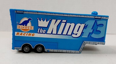 king mattel cars hauler KING THE #43 - RACING DINOCO - HAULER GRAY - CARS PIXAR DISNEY カーズ　マテル　Dinoco ミニカー