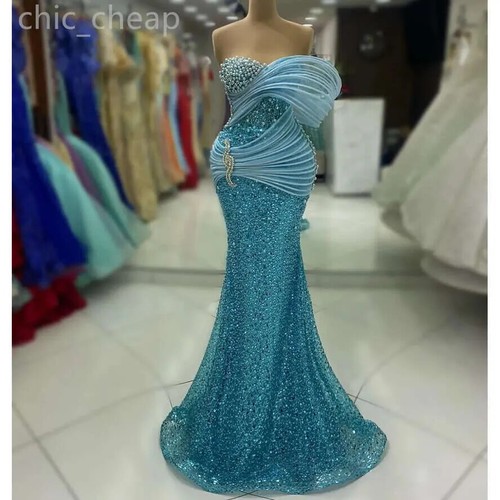 Mermaid Beading Prom Party Dress Evening Dress 22nd Birthday Outfit main image 1