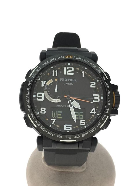 Casio Pro Trek 51 5mm Black Resin Case Black Silicone Resin Band Men S Watch Prw 6600y 1jf For Sale Online Ebay