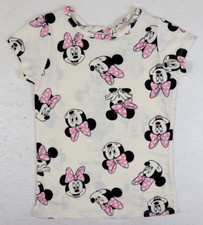 Girls Minnie Mouse T-shirt Size 6 All Over Print Disney