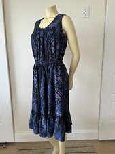 Banana Republic Cinch Waist Sleeveless Dress Women Size 4