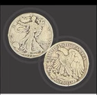 1928-S Walking Liberty Half Dollar - Fine to Fine +  - Photos are of Actual Coin