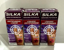 Silka Max Strength Antifungal Liquid Toenail Fungus Treatment 3 Packs EXP: 03/27