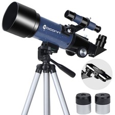 Telescopes, Telescope for Kids and Adults Beginners, 70mm Aperture 400mm Focu...