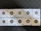 Lot Of 10 Various Silver Barber 10c Mint/Years
