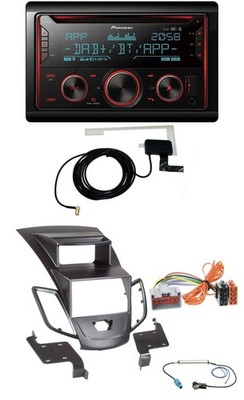 Pioneer 2DIN MP3 DAB USB CD Bluetooth Car Stereo for Ford Fiesta 08-10 Display sc