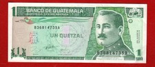 GUATEMALA 1 QUETZAL 1996 CIRCULATED