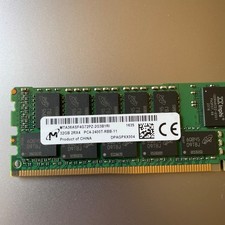 MICRON 32GB 2RX4 PC4-2400T DDR4 ECC RAM Server Memory - MTA36ASF4G72PZ-2G3B1RI