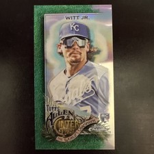 BOBBY WITT Jr. 2022 Allen & Ginter Mini-Green Refractor #250 /99 RC