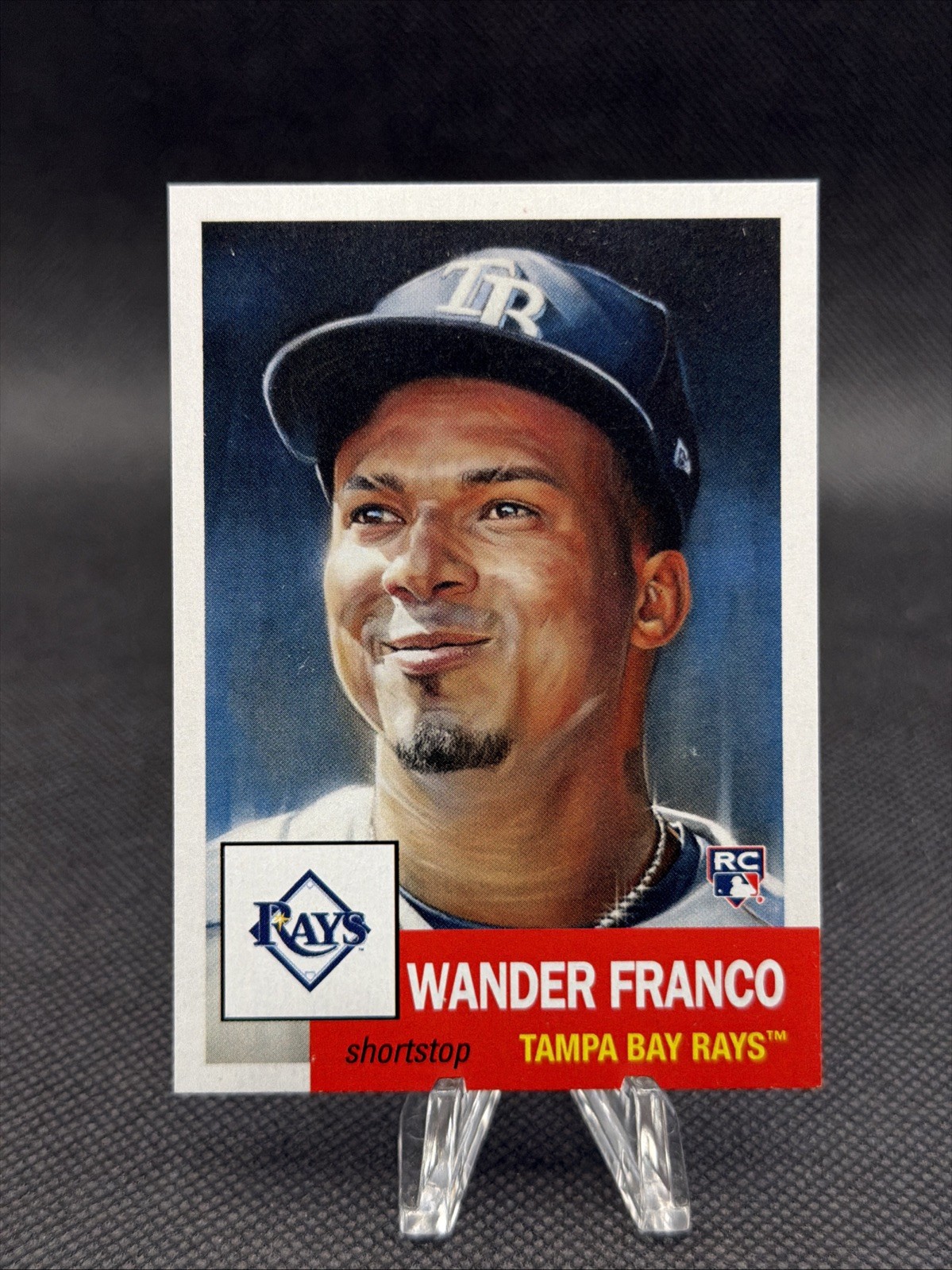 Wander Franco 2022 Topps Living Set #495 Tampa Bay Rays RC Rookie