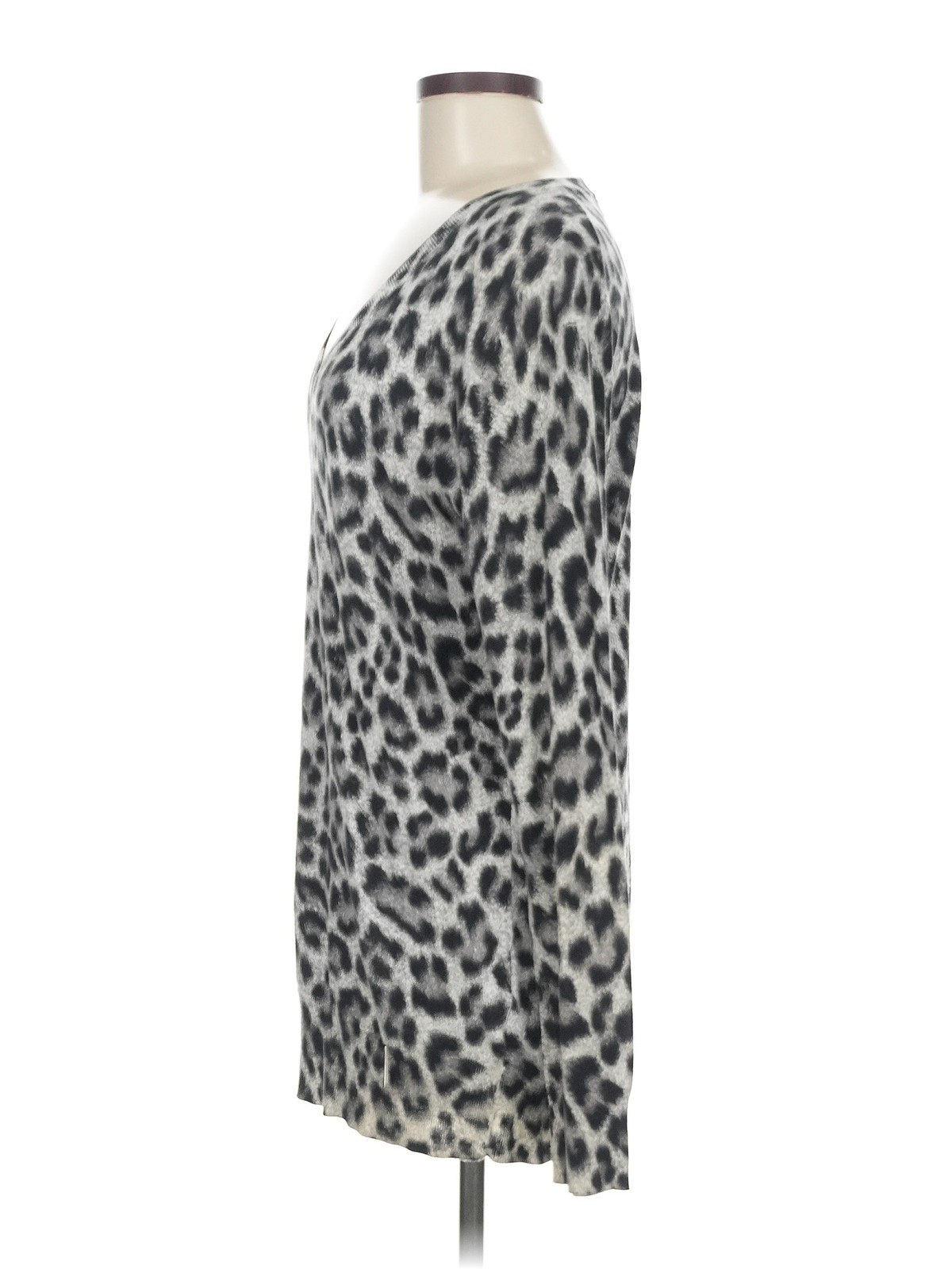 MICHAEL Michael Kors Women Silver Pullover Sweater M thumbnail 4