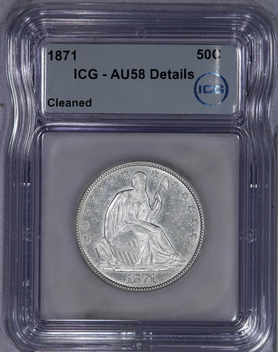 ICG Grade AU 58 US Half Dollar Coins for sale | eBay