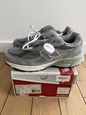 New Balance M990GL3 Grey Size 12 D Mens Sneaker New Rare  Made In USA *New*