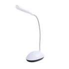 Battery Powered Mini LED Desk Lamp 360 Degree Rotation Reading Table Night Light