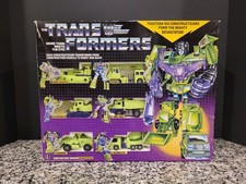 Devastator G1 1985 TRANSFORMERS Vintage Original COMPLETE Box Insert Decal Sheet