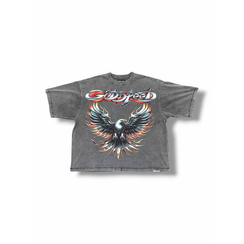 Godspeed Eagle Eye T-Shirt ‘Washed Grey’ | Size MEDIUM