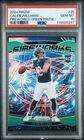 PSA 10 Caleb Williams Green Prizm Fireworks 2024 PANINI PRIZM - Chicago Bears RC