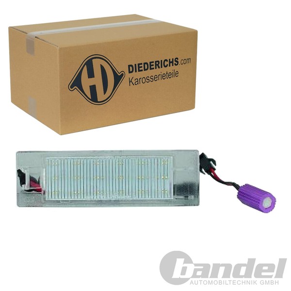 Diederichs Tuning LED Kennzeichenleuchten SET Passend FüR Opel Adam Astra Cascad-image