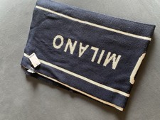 Moschino Schal Blau/weiß