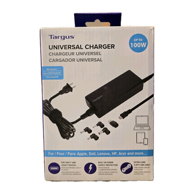 Targus Universal Laptop charger 100W Universal AC Adaptor APM108TT New Sealed!