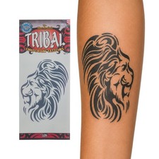 Costume Tattoo: Lion Tribal Temporary Tattoo