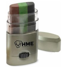Peinture visage camouflage HME 3 couleurs taille unique, ['noir', 'marron', 'vert foncé'] 